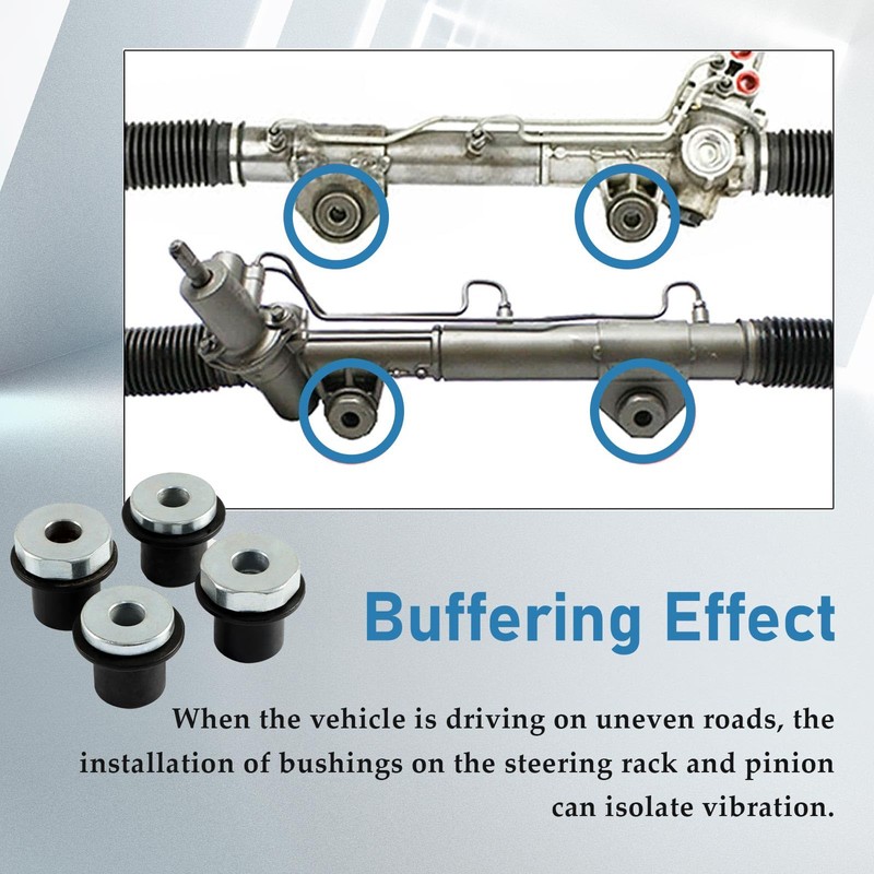 4Pcs Steering Rack and Pinion Mount Bushing Compatible with Dodge