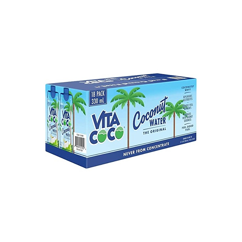 Vita Coco Coconut Water, Original, 11.1 Fl Oz (Pack of