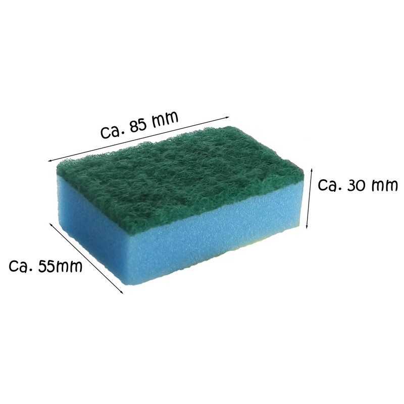 Pack of 100 Washing Up Sponge, 80 x 55 x