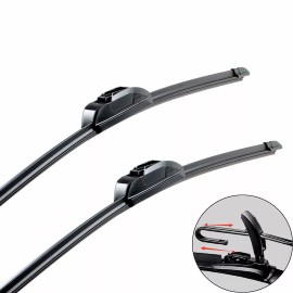 USCG-Wiper For Ford F-150 F150 2009-2017 Windshield Wiper Blades U &J hook Set of 2