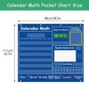 KIKIGOAL Daily Math Calendar Classroom Pocket Chart Educational Pocket Chart