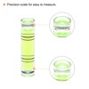 sourcing map 10pcs Cylindrical Bubble Level 9.5x40mm Mini Bullseye Spirit