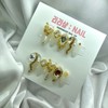 Premium quality luxury gold handmade tip - short almond /