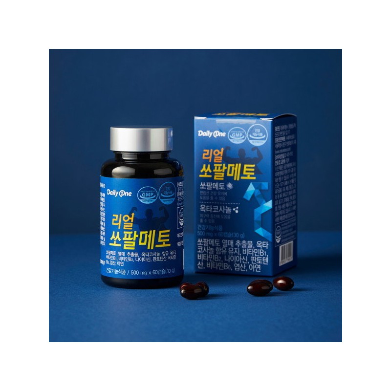 Daily One Real Saw Palmetto 500mg / 데일리원 리얼 쏘팔메토