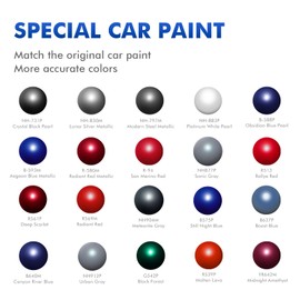 XTryfun B640M Canyon River Blue Touch Up Paint Compatible with Honda, DIY Car Paint Scratch Repair, Automotive Paints, Quick & Easy Fix Scratch Repair for CR-V/Accord