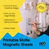 PPD PPD 5 Sheets A4 Inkjet Magnetic Matt Photo Paper