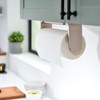 simpletome Kitchen Roll Holder One Hand Pull Adaptive Tension Arm