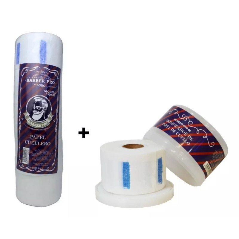 Barber Pro By Lobo® Papel Cuello Barber Pro 5 Rollos-100pz