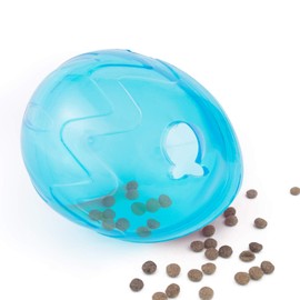Petper CW-0011 Pet Cats & Dogs Treat Ball, Toy for Increases IQ Interactive Food Dispensing Ball, TPR Chew Ball, Blue