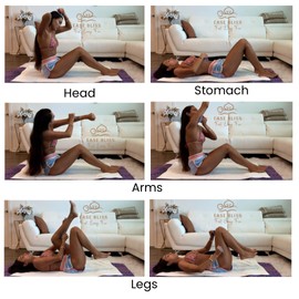 EASE BLISS Handheld Celulite Saggy Skin Neck Shoulder Back Massager, 2 pieces, Guasha Tool Stress Relief Relax Eliminating Excess Body Fat Deposition Massage Lymphatic Drainage Fascia Release, Blue