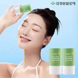 Kim Jeong-moon Aloe Jo Eun House [Kim Jeong-moon Aloe] Cure Rasens Loe Water Cooling Sun Stick 23g 2pcs 924823 / 조은하우스 [김정문알로에] 큐어 라센스로에 워터 쿨링 선스틱 23g 2개 924823