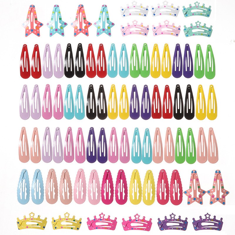 Children's Hair Accessories Colorful Hair Cards Set Bangs and Seaside