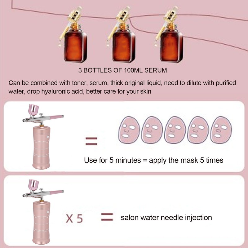 Water Oxygen Sprayer Portable Handheld Face Skin Moisturizing Nano Spray