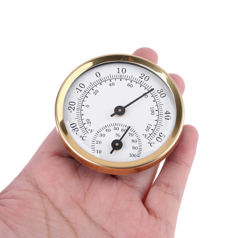 XROLAND 2 in 1 Classic Thermometer Hygrometer 58mm for Indoor
