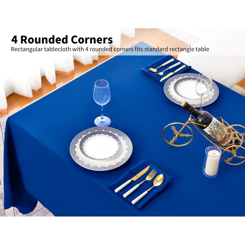 Surmente Tablecloth 60 x 102-Inch Rectangular Polyester Table Cloth for