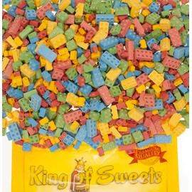 Candy Blox 5 Pounds Nostalgic 90s Candy Mix in a Bulk King of Sweets Bag