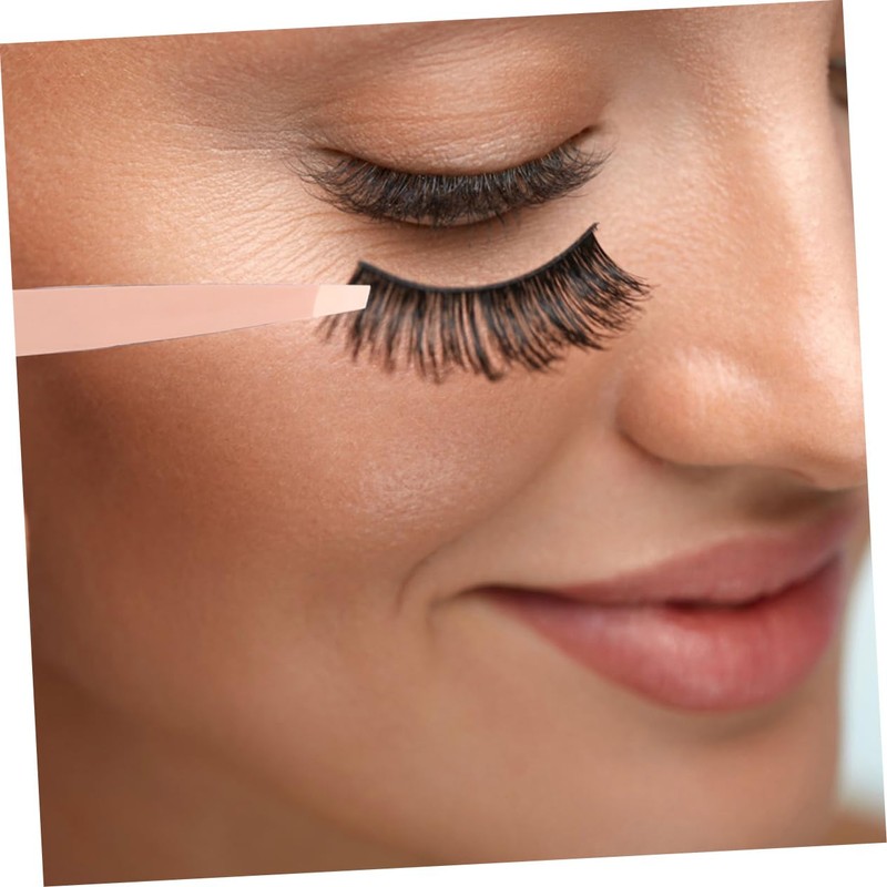 Healeved Stainless Steel Eyebrow Tweezers with Comb Lash Tweezers Set