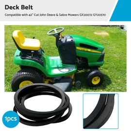 ALL IN RED BOX 42" Deck Belt Made with Aramid for John Deere GX20072 GY20570 D110 D120 D125 L120 L130 X145 LA125 Sabre 14.542GS 1642HS 1742HS 17.542HS