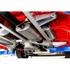 Unbranded Universal 12" Dual Pass Finned Aluminum Transmission Cooler Hot Rod Rat Rod SBC