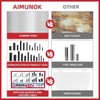 AIMUNOK 326PCS Roll Pin Set - 24 Sizes Spring Dowel