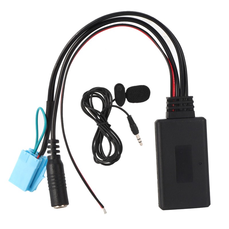 8Pin Bluetooth AUX IN Cable Adapter with Microphone Handsfree Calling