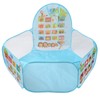 Children's 1.2m Basketball Pool Big Safe Foldable Blue Kids Indoor