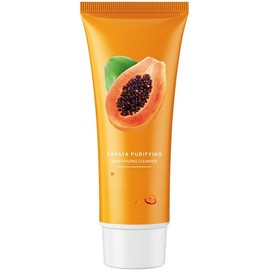 Leche limpiadora de papaya limpiador facial iluminador e hidratante con espuma espesa limpieza suave para una piel fresca y radiante