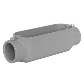 Morris 14223 EMT Set Screw Conduit Body, Aluminum, Type C, 1-1/4" Thread Size
