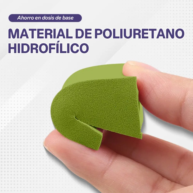 3 Pack Quesitos Maquillaje Esponjas Triangulares Maquillaje