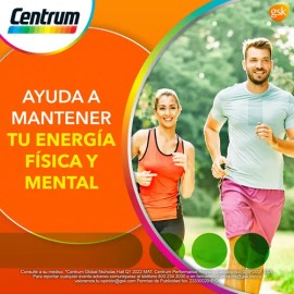 Multivitamínico Centrum Performance con Vitamina B, Vitamina C, Hierro, Potasio y Zinc 100 Tabletas                                                   
