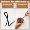 Upside Down Incense Holder with Ash Catcher for Sticks, Wooden