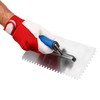 Mivos Toothed Smoothing Trowel 6 x 6 mm - Stainless