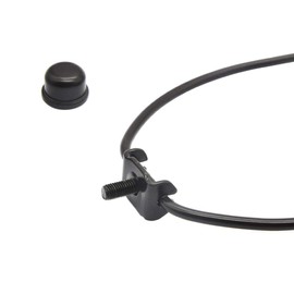 8 inch Lamp Shade Harp Holder,Lamp Harp Fits E26 Light Base UNO Fitter Adapter,Finial and Harp Base Set,Adapted All Styles of Lamp Shade,Table and Floor Lamps (Black)