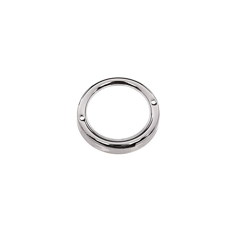 Chrome Ring for Position and Indicator Lights, Pointed Design -