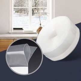 Triple Tube Transparent Weatherstrip 10M - Windproof Door Gap Seal Rubber Gasket