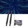 Garsent PCIE Wireless-Netzwerkkarte Dualband, 1200 Mbit/s Bluetooth4.2 PCIE Wireless-Adapter, Kompatibel