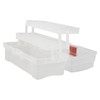 Caja Botiquín Vanity 14", Transparente/rojo - 6475 Santul