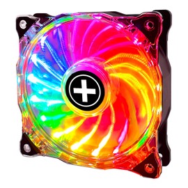 Xilence XPF120G.ARGB.PWM 120 mm Quiet Case Fan with Strong ARGB LED and PWM, 4PIN, Easy Installation, 440 mm Cable Length, Hydro Bearing, Transparent/Black