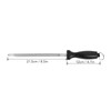 Knife Sharpening Steel Fine Groove Sharpener Rod Round 8in for