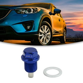 ACROPIX M14 x 1.25 Universal Automotive Magnetic Oil Fan Drain Bolt Blue