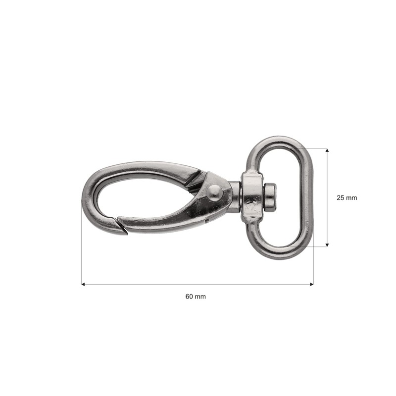 Pack of 5 Premium Swivel Carabiner Hooks for Bags Carabiner