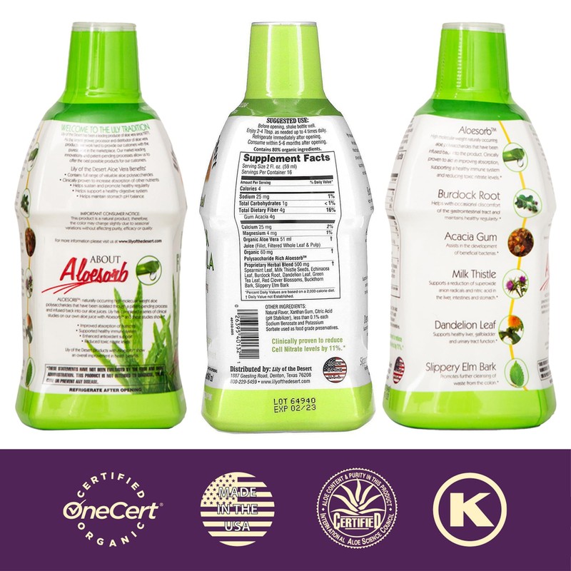 Lily Of The Desert Detox Formula 2-Pack – 32 Fl