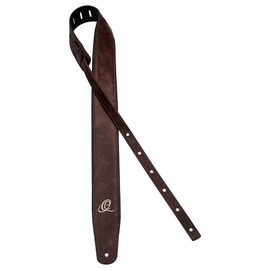 Ortega Guitars Classic Series Guitar Strap Length Adjustable - Acoustic Guitar / Bass - Vintage Brown (OSCL-4)