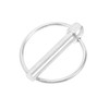 ABOOFAN Heavy Duty Lynch Pin with Ring Galvanized Iron Coupler