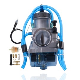 SVKZGFZ PWK 36MM Carburetor for Suzuki RM125 RM250 Honda CR250 TRX250X Kawasaki KX125 KX250 Yamaha YZ125 YZ250 125-300CC ATV Carb & Throttle Cable (45.6")