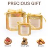 24 gift boxes with display windows, hexagonal paper boxes with