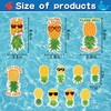 Cruise Door Magnets Decorations Stickers - 12 Pcs Pineapple Upside