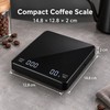 Digital Coffee Scale for Pour-Over Brewing – 3kg Capacity, 0.1g