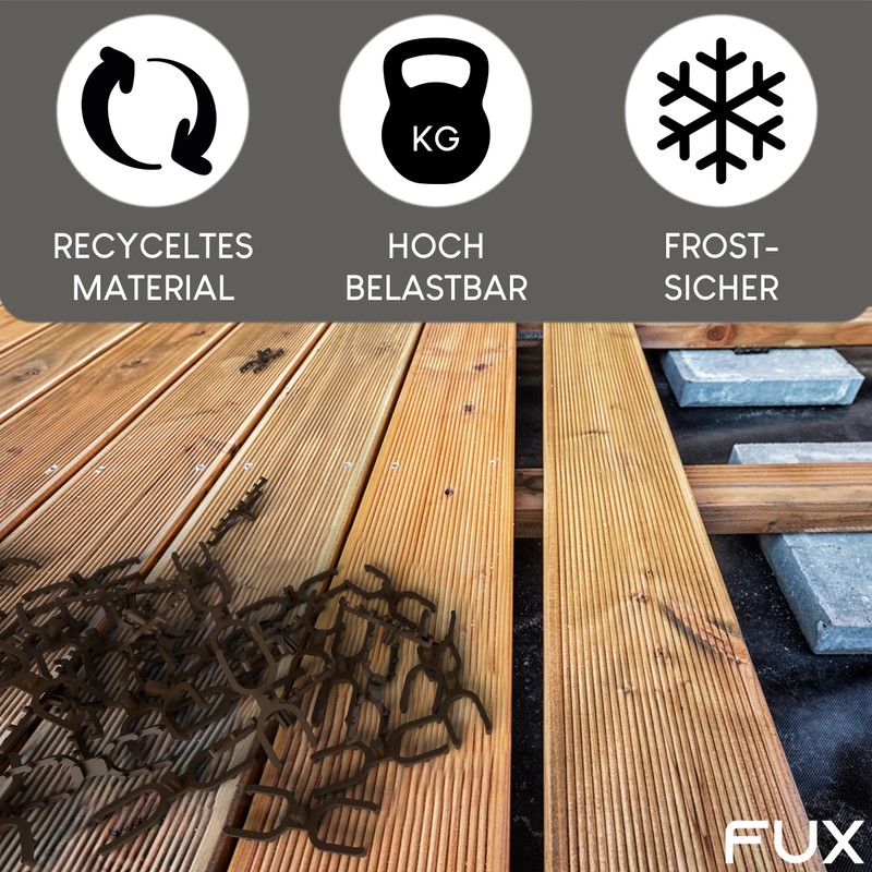 Decking Spacers Pack of 50 for 4 mm Joint -