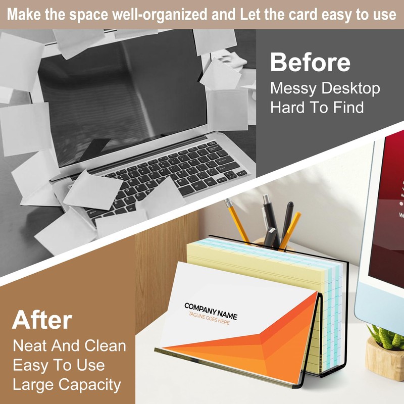 Boloyo Acrylic Index Card Display Holder, 3 X 5 inch,